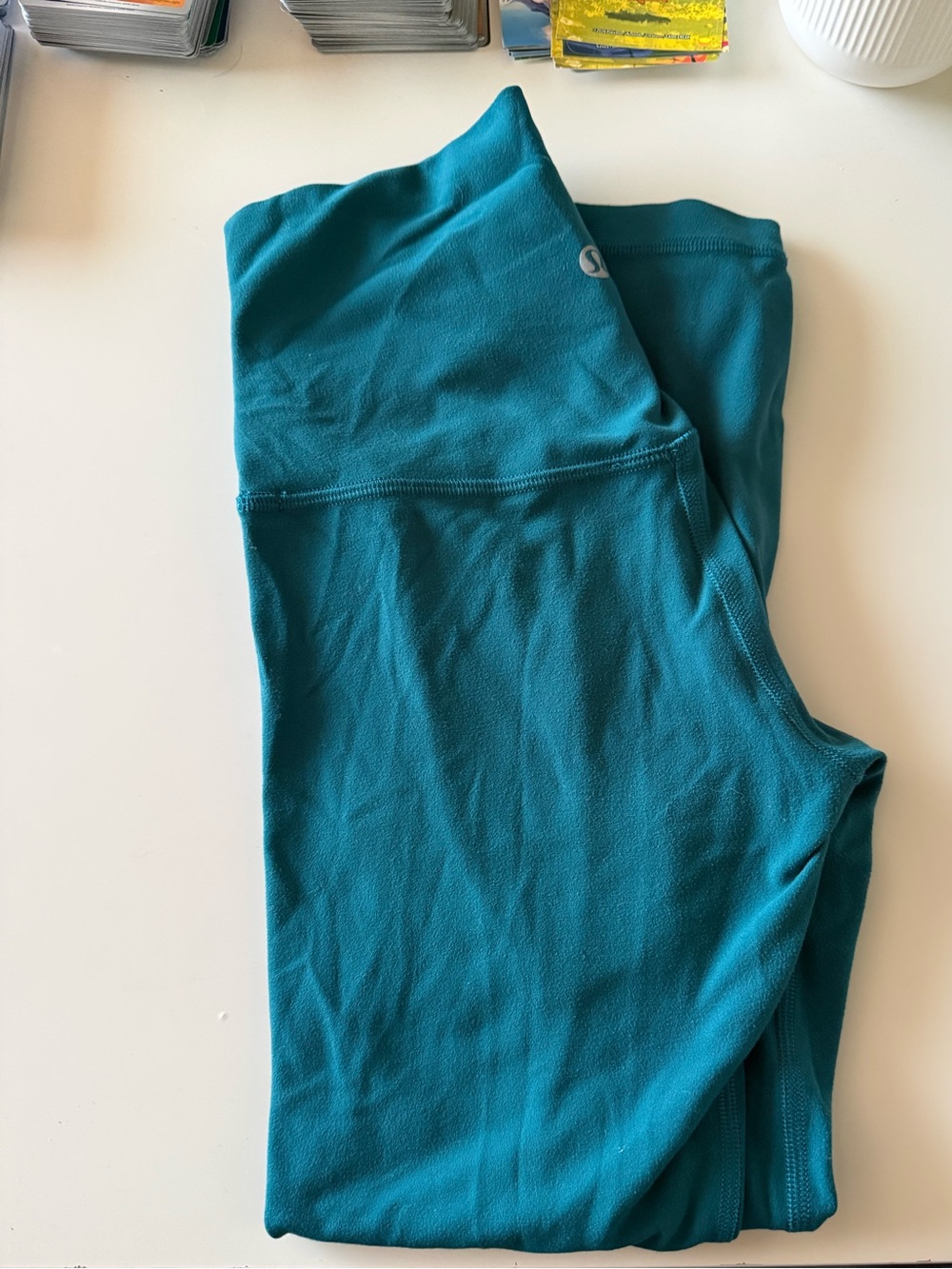 Lululemon Align Crop *21" Laguna Size 2